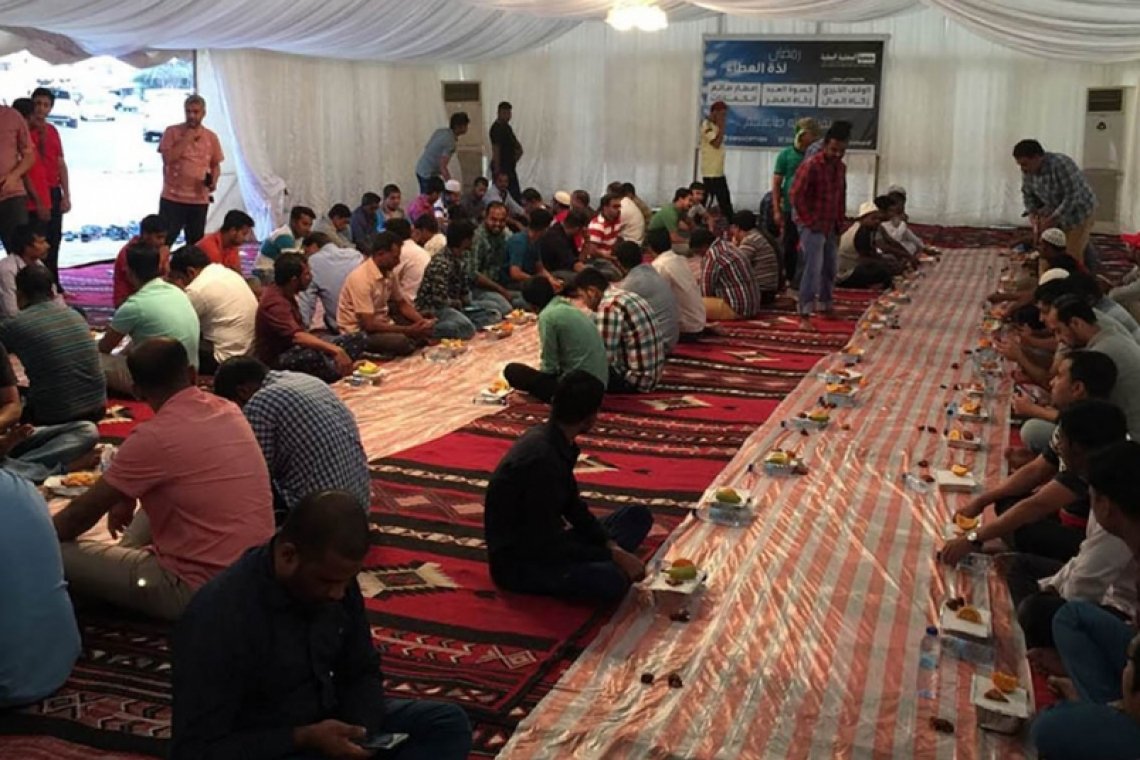 جمعية الكلمة الطيبة تدشن "إفطار صائم " ضمن مشاريعها الخيرية الرمضانية بالبحرين